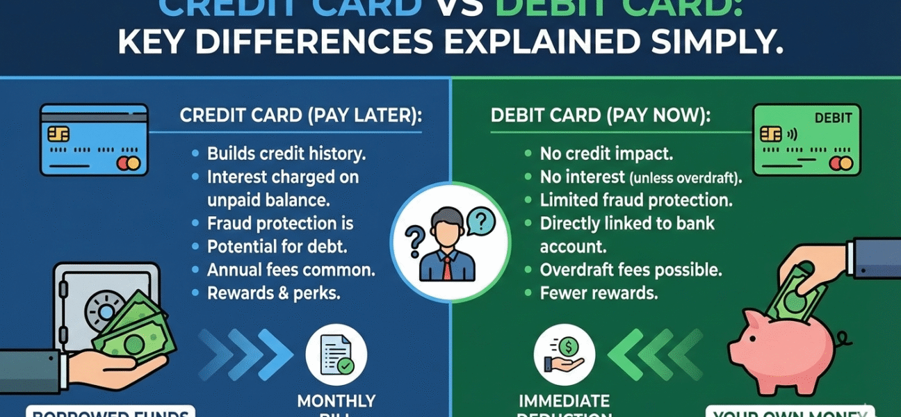 credit card vs debit card