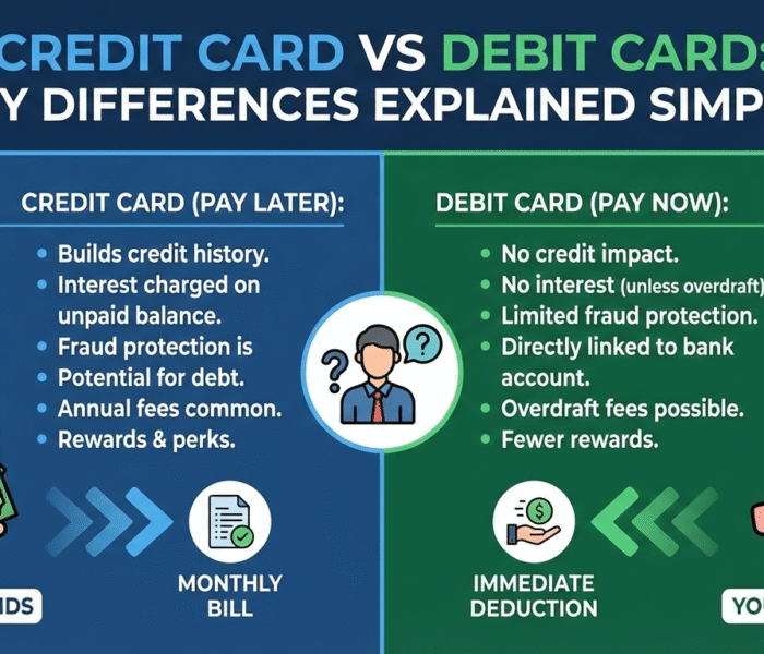 credit card vs debit card